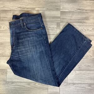 Levi's 569 Loose Fit Straight Leg Dark Wash Denim Jeans sz 38 x 30